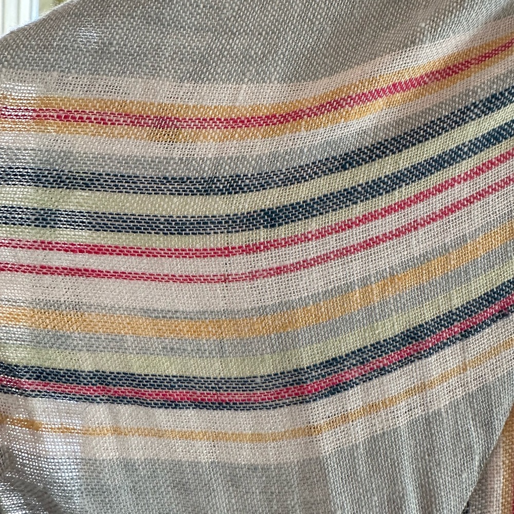 Rails Linen Pinstripe Sundress (Xs) - image 4